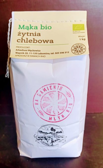 Mąka żytnia chlebowa bio 1