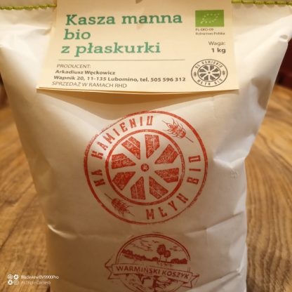 Kasza manna z płaskurki bio 1kg 1