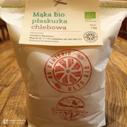 Mąka z płaskurki chlebowa bio 1kg 1